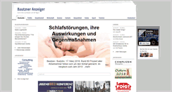 Desktop Screenshot of bautzen-anzeiger.de