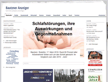 Tablet Screenshot of bautzen-anzeiger.de